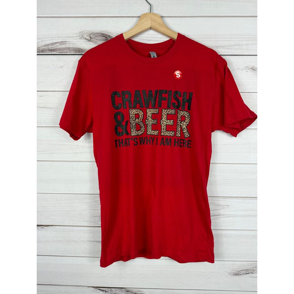 Women's Crawfish Graphic T-Shirt Size‎ Small NEW